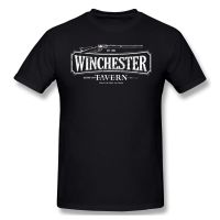 The Walking Dead T เสื้อเสื้อยืดสีแดง Shaun Of The Dead - Winchester Tavern HD Variant ผู้ชายแฟชั่นแขนสั้น