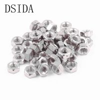 50 Pcs Pengencang Aksesoris M3 Stainless Steel Metrik Thread Hex Nut Kacang Segi Enam