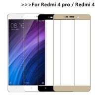 คลุมทั้งหมดกระจกนิรภัยสำหรับหน้าจอ Xiaomi Redmi Protective Pro 4 Redmi 4สำหรับ Xiaomi ฟิล์มกันรอย