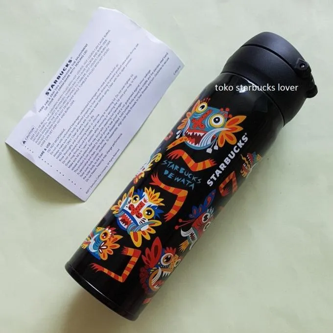 Starbucks Tumbler Thermos Stainless Dewata Bali Barong Black Lazada