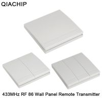 433Mhz 86 Wall Panel Wireless Remote Control Switch Transmitter 1 2 3 Button RF Receiver For Bedroom Ceiling Light Lamp Shoes Accessories