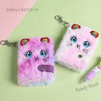 【Ready Stock】 ✘○๑ C13 Small Size Rainbow Furry Fluffy Plush Notebook Mini Plush Notebooks