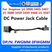 Lapdc-In สาย Dc In แจ็คไฟฟ้า Dc สายเคเบิลสำหรับ Dell Vostro 14 3468 Inspiron 15 3465 3467 3567 450.09w05 0001 Fwgmm 0Fwgmm