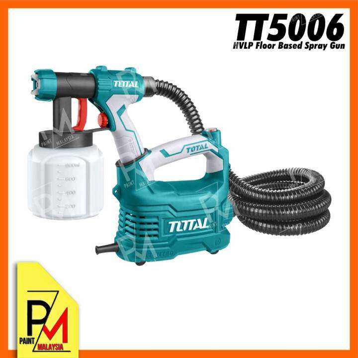 TOTAL HVLP Spray Gun Wall Painting Spray Gun Paint Power Tools Sembur