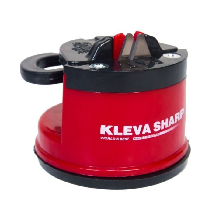 kleva-sharp-ที่ลับมีด-ของมีคม-สีแดง-ลับได้คมกริบ