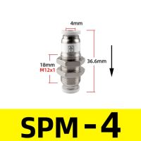 LJLJ-Pneumatic Check Valve One Way Non-Return Valve Bulkhead Hose Tube One Touch Qucik Fitting Connector Coupling