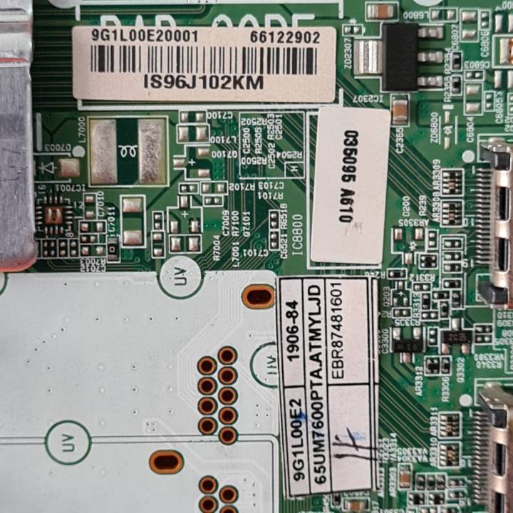 เมนบอร์ด-main-board-lg-65um7600pta-สายแพเส้นเล็ก-อะไหล่แท้-ถอดมือสอง