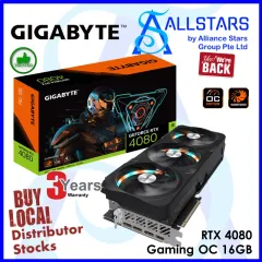 Best Buy: GIGABYTE NVIDIA GeForce RTX 4080 Gaming OC 16GB GDDR6X PCI  Express 4.0 Graphics Card Black GV-N4080GAMING OC-16GD
