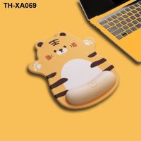 Little tiger mouse pad wristbands creative cartoon silicone super soft mat 3 d chest keyboard hand thickening computer office cute girls ins wrist