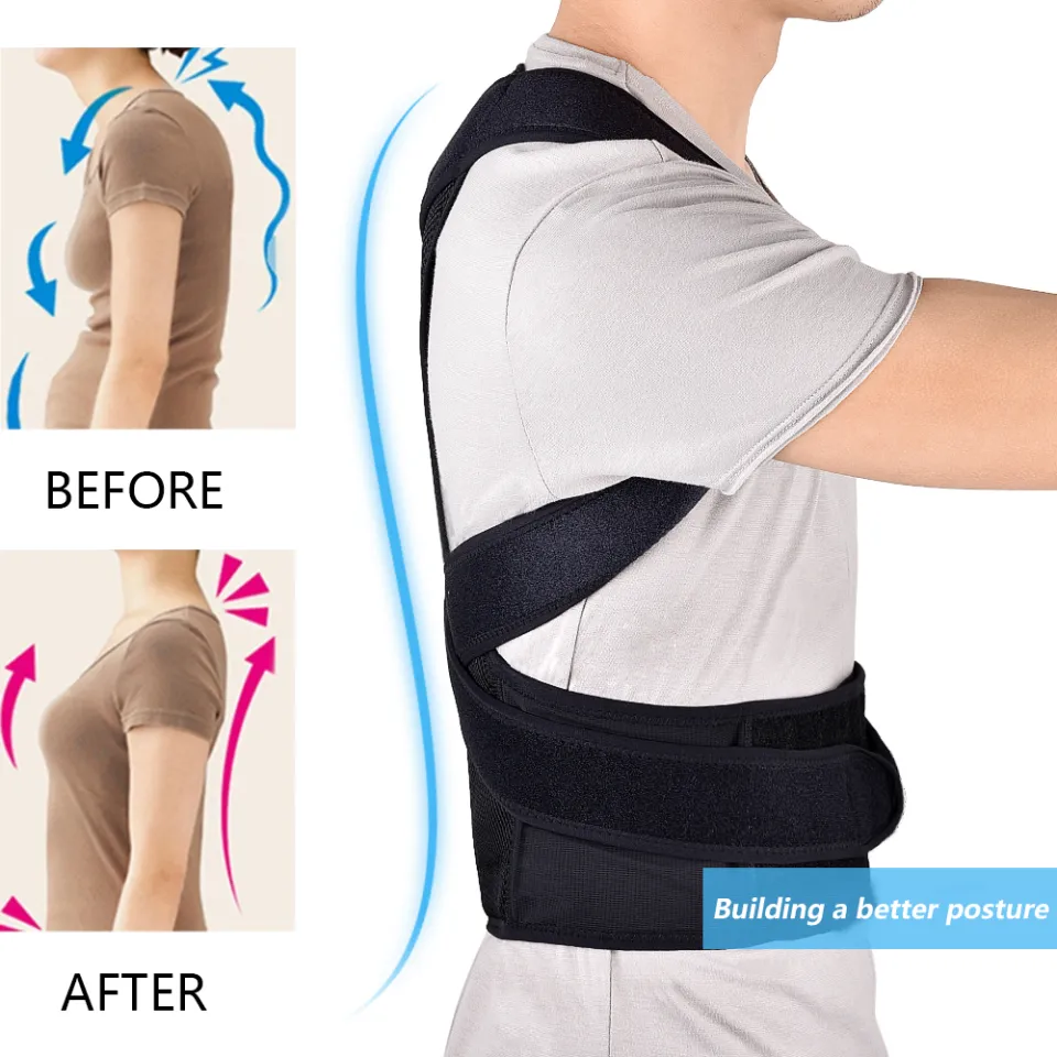 Adjustable Posture Corrector Back Support Shoulder Back Brace Posture  Correction