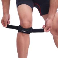 ปรับเข่าสนับสนุนรั้งเข่าสะบ้าแขนห่อหมวก S Tabilizer กีฬาเข่าระบายอากาศป้องกัน Patellar เข็มขัด