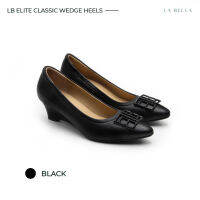 LA BELLA รุ่น LB ELITE CLASSIC WEDGE HEELS - BLACK