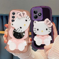 ใหม่ เคสโทรศัพท์ Realme C53 Narzo 50 Pro 50i Prime 9 Pro+ Plus OPPO A16 A16k A16e 5G 4G เคส ปลอกสีลูกกวาดข้อเสนอสุดพิเศษเยาวชนการ์ตูน Hello Kitty กระจกแต่งหน้าปกอ่อน Case 2023