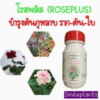 Smlieplants โรสพลัส สารส่งเสริม บำรุงต้น กุหลาบต้น แตกยอด แตกกิ่ง ใบเขียว  250 ซีซี จำนวน 1 ชิ้น ปุ๋ยกุหลาบ ใช้ร่วมกับ ปุ๋ย ปุ๋ยเคมี บำรุงกุหลาบ