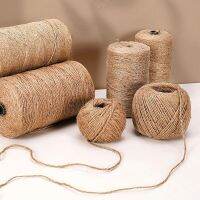 Natural Vintage Jute Rope Twine Roll Sewing Christmas Crafts Jute Cord Thread Wedding Handmade DIY Party Ribbon Bows Decoration General Craft