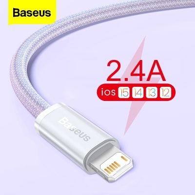 （A LOVABLE） Baseus USBFor iPhone 1311XSXR X 8 72.4การชาร์จข้อมูล PhoneFor iPhone 13ProWire Cord