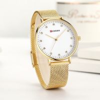 แฟชั่นนาฬิกาสตรีสุภาพสตรีนาฬิกาสแตนเลสสร้อยข้อมือเหล็ก Relogio Feminino Montre Femme HP ร้านค้า