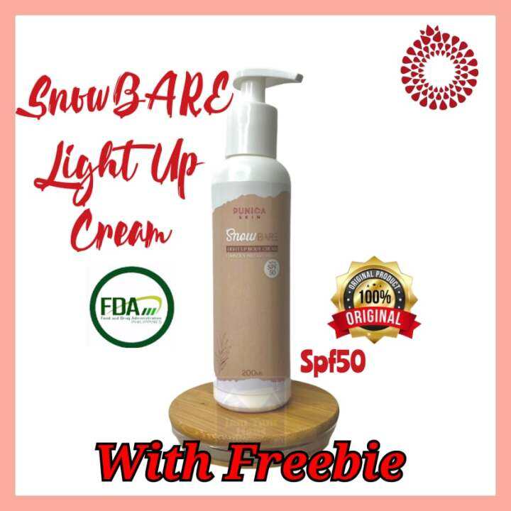 Snowbare Light Up Lotion by Punica Skin Lazada PH