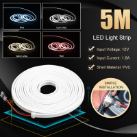 5M รถ Frunk LED Light Strip สำหรับ Tesla รุ่น3 Ysx ด้านหน้าด้านหลัง LED Strip Light ยืดหยุ่นกันน้ำอุปกรณ์ตกแต่งภายใน