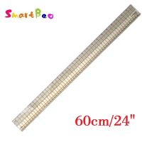 60cm Acrylic Quiting Rulers 24" Long Measuring Sewing Rulers for School Office Home , Metric and Inch System INCH, 3mm thickness