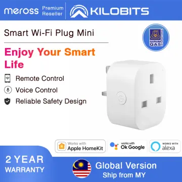 Meross HomeKit Smart Plug EU WiFi 16A Wall Socket Timer Schedule Voice  Control Support Alexa Google Assistant SmartThings