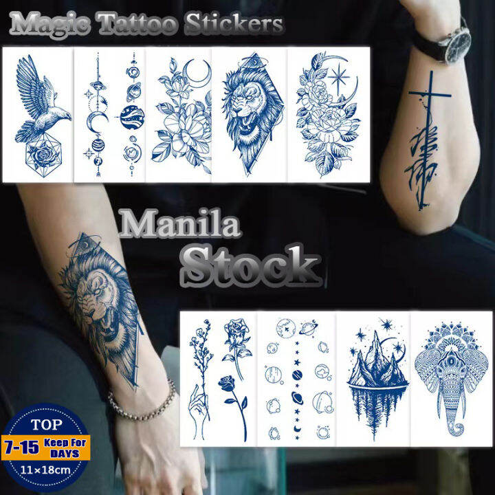 Tattoo lasts to 15 Days tattoo sticker waterproof long lasting Magic