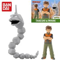 IN Stock Bandai Pokemon Scale World Takeshi Iwark Kanto Region Genuine Anime Figure Model Toys Action Child Collectible Gift