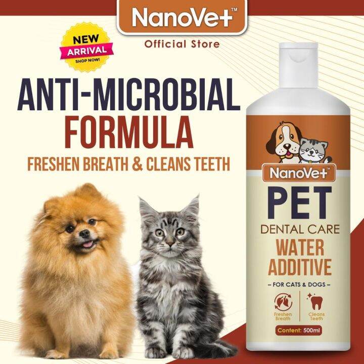 Nanovet Dental Care Water Additive for Cat and Dog (500ml) Lazada