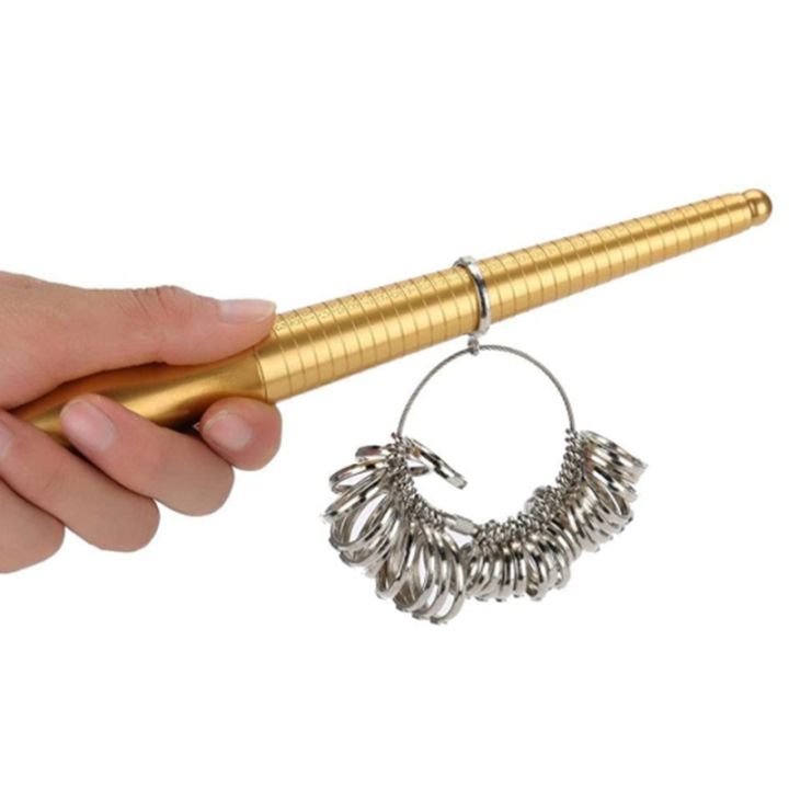 2-pieces-of-ring-mandrel-ruler-finger-measuring-stick-handle-hammer-jewelry-tool-wedding-ring-tester-ruler