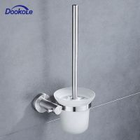 Toilet Brush Kit Wall Mounted 304 Stainless Steel Toilet Bowl Brush for Bathroom Toilet Rust Resistance Cleaning Tools