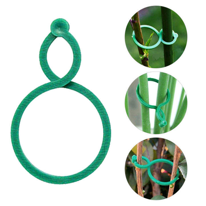 50/100Pcs Garden Plant Twist Clip Ties Support MultiUse Flowery Branch Stalk Tomato Fixing