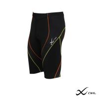 CW-X กางเกงไตรกีฬาผู้ชาย Pro Tri Short Man รุ่น IC925I สีแถบเหลืองส้ม (YO)