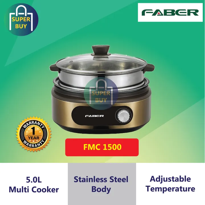 Faber 5.0L Multi Cooker FMC 1500 FMC1500 Lazada