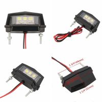 12V รถจักรยานยนต์ป้ายทะเบียนไฟ LED กันน้ำรถจักรยานยนต์ไฟใบอนุญาต