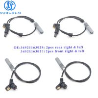 New Set 4pcs Front &amp; Rear 34521163028 34521163027 ABS Wheel Speed Sensor For BMW E36 323i 323is 328i 325i 325is ABS