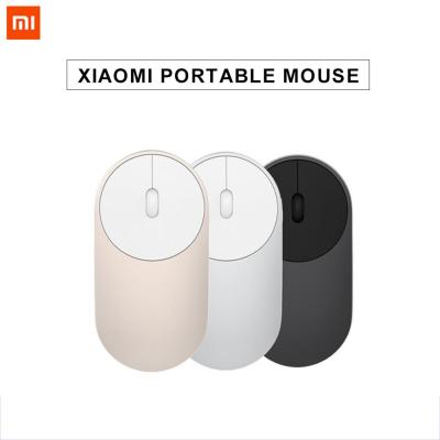 Rebrol【จัดส่งฟรี】 Xiaomi Portable Wireless Mouse Notebook Desktop Office & Games เมาส์พกพาน้ำหนักเบาไร้สาย