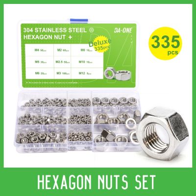 304 Stainless Steel Bolts Nut Assortment Kit 304 Stainless Steel Nuts Tool Box - Nuts - Aliexpress