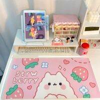 【CW】 Large Cartoon Table Student Desk Mats Desktop Cup Placemat Non-slip Coaster