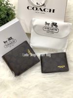 ??ลดล้างสต๊อก??กระเป๋าสตางค์ ผู้ชาย ที่ใส่บัตร Coa Men’s Signature Wallet 001