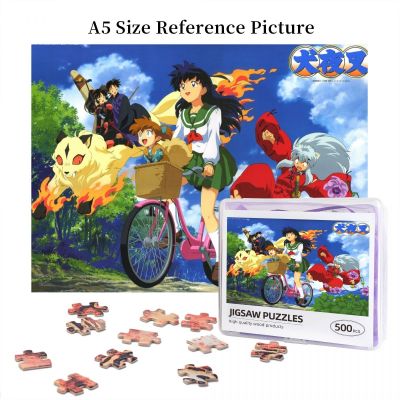 InuYasha (17) Wooden Jigsaw Puzzle 500 Pieces Educational Toy Painting Art Decor Decompression toys 500pcs