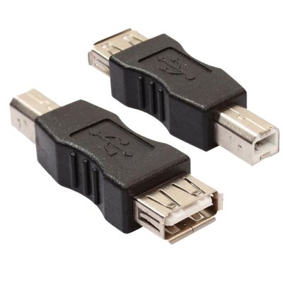 USB 2.0ประเภทตัวเมียเป็นบีอะแดปเตอร์แปลงเพศชายตัวเชื่อมต่อแปลง AF ถึง BM ความเร็วสูงสำหรับเครื่องพิมพ์สแกนเนอร์เครื่องเชื่อมการซิงค์ข้อมูล