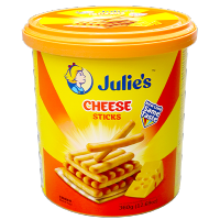 Julies Cheese Sticks 360g จูลี่ถัง  ขนมแท่งชีส?