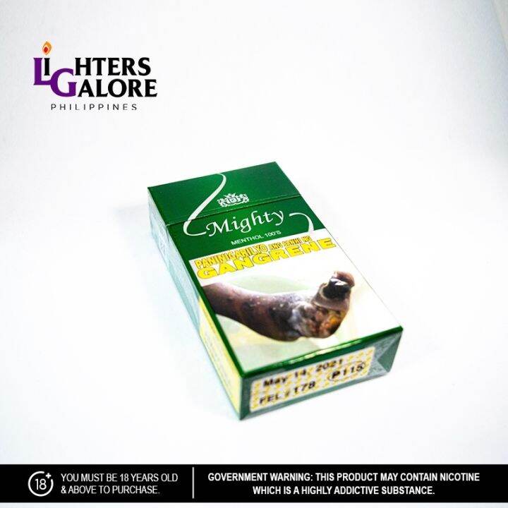 Lighters Galore MIGHTY MENTHOL 100'S HARD (PACK) Lazada PH