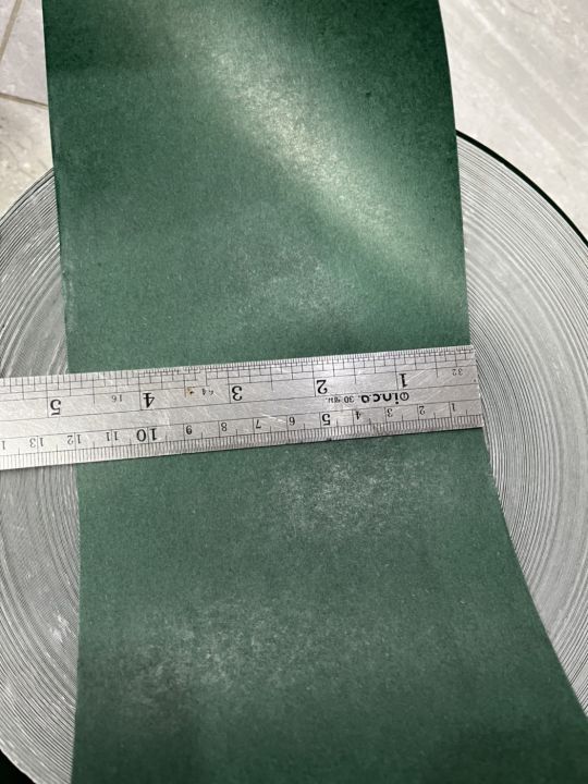 วงแหวนฉนวนขั้วบวกสำหรับแบตเตอรี่-18650-แผ่นละ-50ดวง-กระดาษกาว-ฉนวน-หน้ากว้าง120mm-ทนความร้อน-สีเขียว-1-เมตร