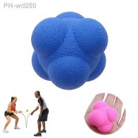 5.5cm Hexagonal Reaction Ball Silicone Agility Coordination Reflex Exercise Sports Fitness Training Ball