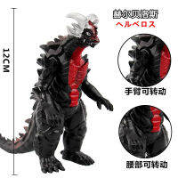 13ซม. ยางนุ่ม Monster Ultraman Hellberus Action Figures บทความตกแต่งตุ๊กตาเด็กประกอบหุ่น Toys