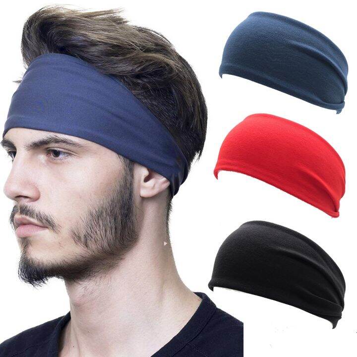 cw-fashion-menstretch-outdoor-fitnessbands-unisexcolor-sportheadbandhair-elastic-bands-hairband