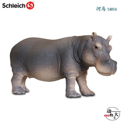 Germany Schleich Sile plastic static simulation wild animal hippo 14814 model toy ornaments