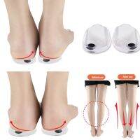 【A Creatively】 UPMAKE ซิลิโคนส้น Pad ForLegs Orthopedic Varus ที่ถูกต้อง Plantar Fasciitis Pain Relief FootInsert Insoles