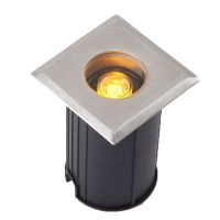 LED Underground Light Mini Square Floor Lamp Outdoor Ground Spot Landscape Garden Square Path Buried Yard 85-265V DC12V IP68